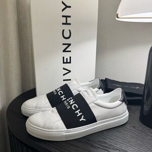 Givenchy Urban Street Logo Band Sneakers Leather White 43